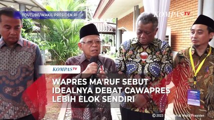 Descargar video: Usulan Wapres Ma'ruf Amin soal Format Debat Capres-Cawapres