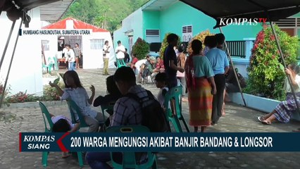 200 Warga Mengungsi Akibat Banjir Bandang dan Longsor di Humbang Hasundutan Sumut