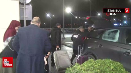 Gazze'den tahliye edilen Türk vatandaşları İstanbul'a getirildi