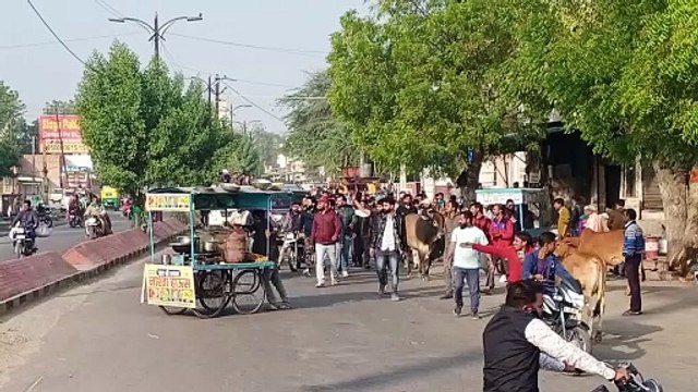 murder of gogamedi: गोगामेड़ी की हत्या विरोध प्रदर्शन, जिले के बाजार बंद