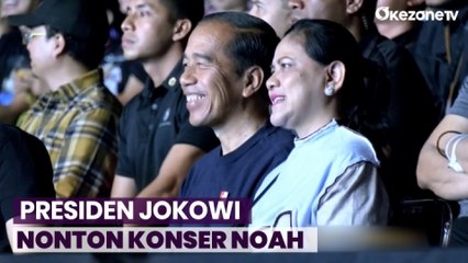Throwback Momen Presiden Jokowi Nonton Konser NOAH Disambut Riuh Penonton