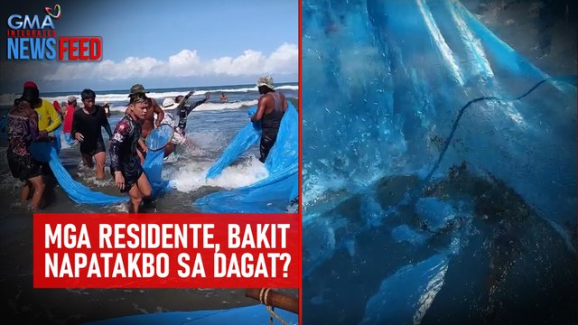 Mga residente, bakit napatakbo sa dagat? | GMA Integrated Newsfeed