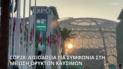COP28: Τα Ηνωμένα Αραβικά Εμιράτα πιστεύουν ότι θα υπάρξει συμφωνία για τα ορυκτά καύσιμα