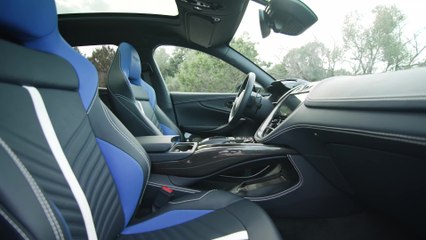 Aston Martin DBX707 Interior Design in Blue Plasma