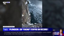 Un Norvégien saute de 40 mètres dans l'eau glacée et s'offre un plongeon record