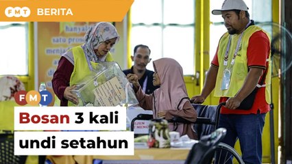 Bosan 3 kali undi setahun punca 18,000 pengundi putih Umno tak keluar