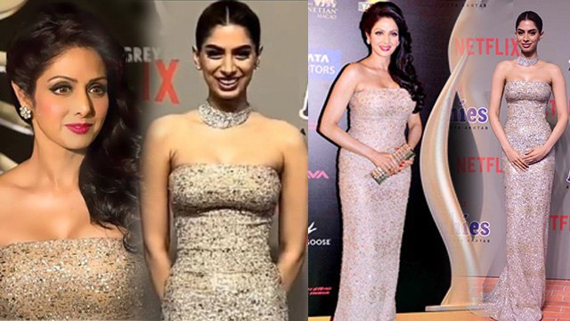 The Archies Premier: Khushi Kapoor Flaunts Mother Sridevi 10 Year Old Silver Gown, Fans Emotional