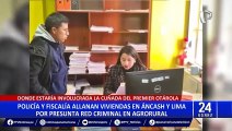 “Los Intocables de Agrorural”: Cuñada de Otárola habría negociado licitaciones y puestos de trabajo
