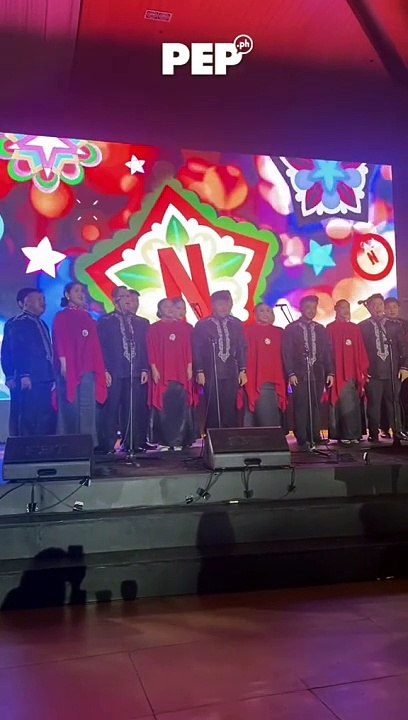 UST Singers perform a Christmas songs medley at...