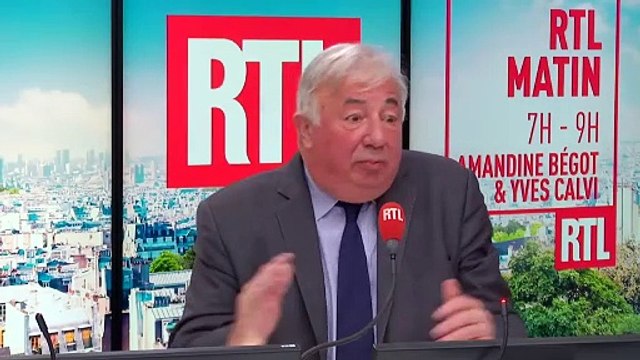 Menaces contre Ruth Elkrief - Le Président du Sénat, Gérard Larcher lance un message ce matin sur RTL à Jean-Luc Mélenchon : Ferme ta gueule !