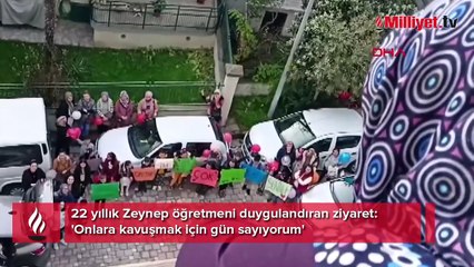 22 yıllık Zeynep öğretmeni duygulandıran ziyaret! 'Onlara kavuşmak için gün sayıyorum'