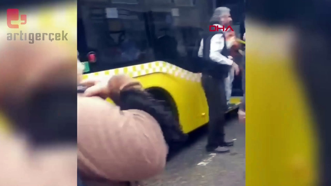 İETT otobüsünde biber gazı sıktılar... Yolcular fenalaştı