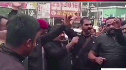सुखदेव सिंह गोगामेड़ी की हत्या पर बवाल: करणी सेना ने किया विरोध प्रदर्शन..देखें video