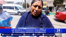 Juliaca: un muerto y 5 heridos tras ataque de presuntos mineros informales