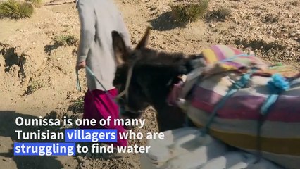 Tunisian villages suffer drought and climate change
