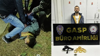 Önce fiyat sorup sonra soymuştu, ormanda yakalandı