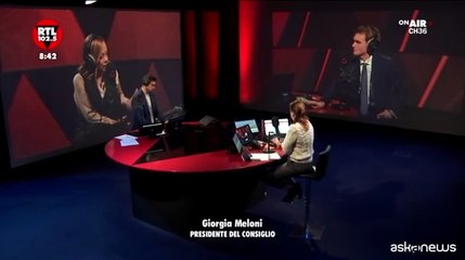 Meloni: salario minimo? M5S e Pd in 10 anni Governo non l'hanno fatto