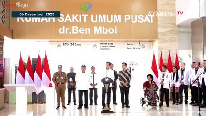 Detik-Detik Presiden Jokowi Resmikan RSUP dr. Ben Mboi Kupang, Terbesar di Indonesia Timur!