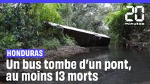 Honduras : Un bus tombe d'un pont, au moins 13 personnes mortes #shorts