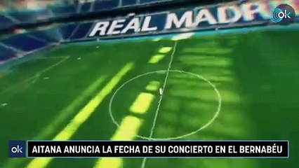 Aitana anuncia la fecha de su concierto en el Bernabéu