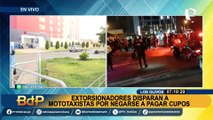 Los Olivos: extorsionadores disparan contra mototaxistas por negarse a pagar cupo