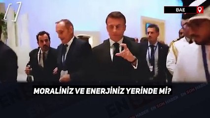 Erdoğan ile Macron'un COP28'deki diyaloğu