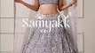 Buy Dusty Lavender Sequins Embroidered Net Exclusive Bridal Lehenga Online | Samyakk