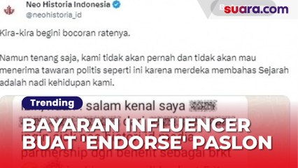 Bayaran Influencer Buat 'Endorse' Paslon Capres-Cawapres