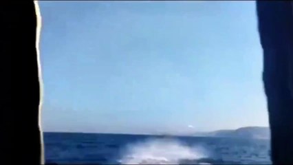 Yunan sahil güvenlik botunun korktuğu anlar