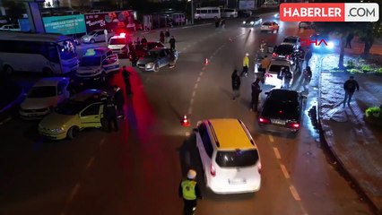 İnegöl'de aranan kişilere yönelik uygulamada 2 kişi gözaltına alındı