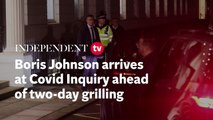 L’ancien Premier ministre britannique Boris Johnson entendu par une commission d'enquête sur la gestion de la pandémie de Covid-19 - VIDEO
