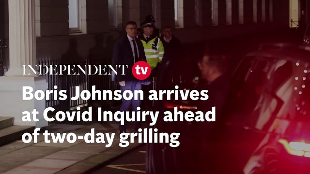 L’ancien Premier ministre britannique Boris Johnson entendu par une commission d'enquête sur la gestion de la pandémie de Covid-19 - VIDEO