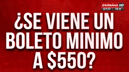 Empresas de colectivos exigen "sinceramiento tarifario": ¿se viene un boleto mínimo a $550?