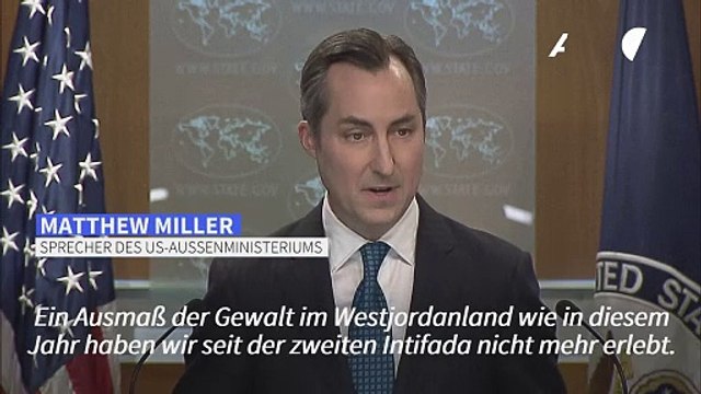 Gewalt im Westjordanland: US-Visa-Sanktionen gegen Siedler
