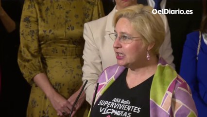 Una víctima de violencia machista, en el acto por el Día de la Constitución: "Existe la violencia de género porque hay hombres que la ejercen"