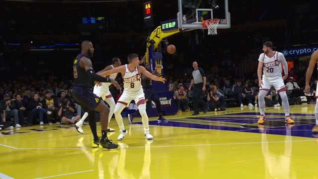 LeBron masterclass leads Lakers to Vegas for In...
