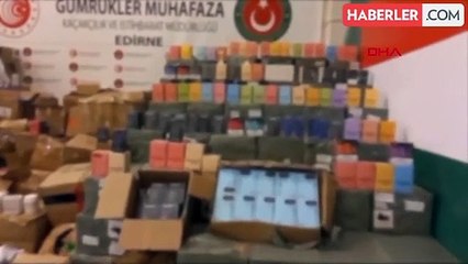 Kapıkule Gümrük Kapısı'nda 90 Milyon Liralık Kaçak Eşyaya El Konuldu
