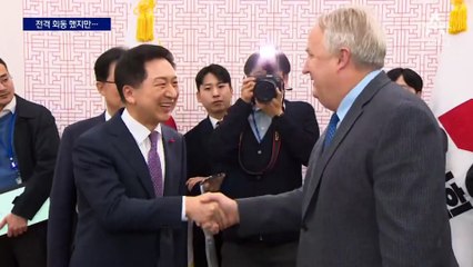 김기현-인요한 15분 만남…굳은 표정으로 종료