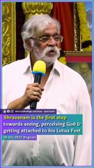 Shravanam is the first step towards seeing, perceiving God & getting attached to his Lotus Feet