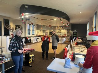 Jodie talks about the ‘Pembroke Dock at Christmas’ lunch project