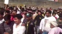 धौलपुर: सुखदेव सिंह हत्याकांड को लेकर राजपूत समाज के लोगों ने जमकर किया हंगामा