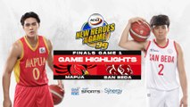 Men's Basketball Finals Game 1 | Mapua vs San Beda (Highlights) | NCAA Season 99