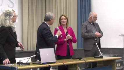 Metsola in visita a Palermo incontra gli studenti del Gonzaga