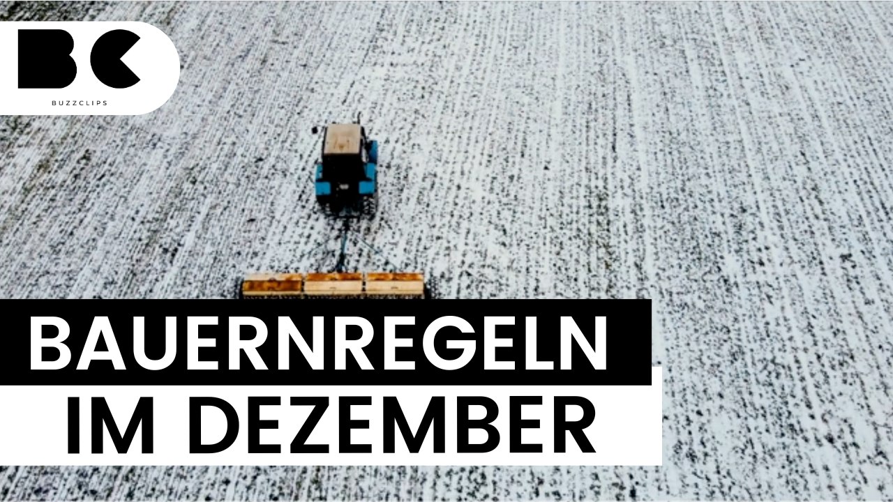 Das sagen die Bauernregeln im Dezember