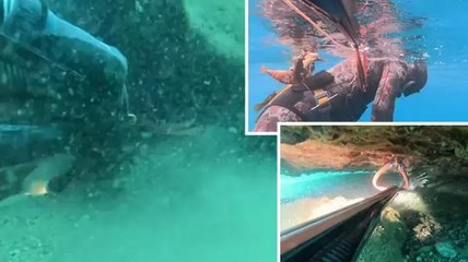 Antalya açıklarındaki 4,2 büyüklüğündeki depreme denizin altında yakalandı... Korku dolu dakikaları anlattı