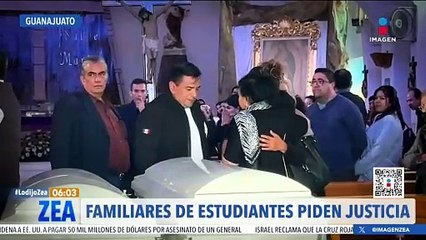 Familiares y amigos de los jóvenes asesinadoss en Celaya exigen justicia