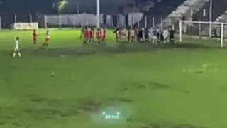 Incidentes después de un partido de inferiores de la Liga Tucumana entre Sportivo Guzmán y Atlético Tucumán - Parte 1