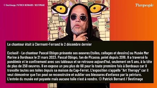 Pascal Obispo : Intervention des pompiers et concert interrompu, un drame évité de peu