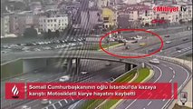 Somali Cumhurbaşkanının oğlu İstanbul'da kazaya karıştı! Motosikletli kurye hayatını kaybetti