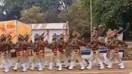सीधी:होमगार्ड स्थापना दिवस पर हुआ परेड का आयोजन,देखें झलकियां